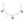 Bag Chain Silver Black Mono Flower Chain for Women