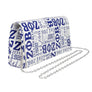 ZPB Sorority Pride Graphic Print Fold Over Clutch