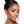 Hoops Rose Gold Crusted Gold Earrings for Women