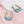 Hoops Cracked Turquoise U Shaped Earrings Women