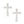 Stud Silver Cross Ridged Texture Earrings Women