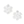 Stud Radiating Snowflake Silver Earrings for Women