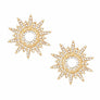 Stud Celestial Star Gold Earrings for Women