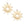 Stud Celestial Star Gold Earrings for Women