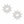 Stud Celestial Star Silver Earrings for Women
