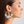 Hoop Fashion House Chic Black and Gold Earrings