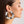 Hoop Uptown Glam Pearl Silver and Black Earrings