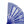 ZPB Sorority Large Floral Pearl Print Fabric Fan