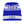 ZPB Sorority Blue White Stripe Fold Beanie Hat