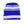 ZPB Sorority Blue White Stripe Fold Beanie Hat