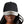 Hat Black Fleur de Lis Bling Baseball Cap Women