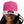 Hat Fuchsia Afro Bling Baseball Cap for Women