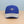ZPB Blue Canvas Baseball Cap with Rhinestone Brim