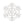 Brooch Radiating Snowflake Silver Pin for Women