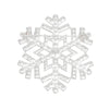 Brooch Radiating Snowflake Silver Pin for Women