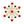 Brooch Stellar Snowflake Red Green Pin for Women