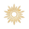 Brooch Celestial Star Gold Pin for Women