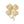 Brooch Gold Clover Heart Stone Pin for Women