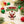 Brooch Merry Christmas Santa Swing Gold Pin