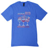 Shirt L Blue HARRIS PRESIDENT Bling for Women
