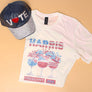 Shirt XL White HARRIS PRESIDENT Bling for Women
