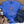 Shirt XL Blue HARRIS Face Bling Tee for Women