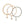 Bracelet Mixed Metal Mesh Pearl Charm Set for Women