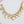 Charm Bracelet Gold Puffy Heart Chain for Women