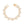 Chain Bracelet Gold Pave Heart Link for Women