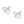 Studs Silver Ribbon Bow White Pearl Earrings Women