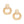 Drop Gold Textured Metal Door Knocker Earrings