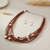 Cord Layered Necklace Set