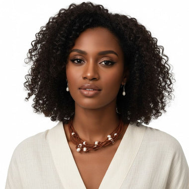 Cord Layered Necklace Set