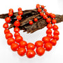 Beaded Coral Faceted Global Inspo Necklace Women