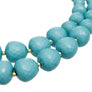 Beaded Turquoise Faceted Global Inspo Necklace