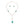 Formal Necklace Green Teardrop Crystal Y Set