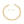 Chain Chunky Gold Triple Ring Necklace for Women