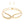 Choker Rigid Looped Gold Metal Hinge Collar