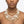 Cream Pearl 13 Strand Layered Gold Chain Necklace