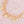 Charm Necklace Gold Puffy Heart Chain Set Women