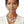 Charm Necklace Silver Puffy Heart Chain Set Women