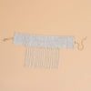 Anklet Gold Rhinestone 16 Line Fringe for Women