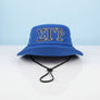 SGRHO Sorority Yellow Mesh Embroidered Bucket Hat