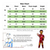 The Avengers Iron Man Muscle Pattern Chest Padding Jumpsuit Costume for Halloween (Kids) - DJ Comics