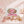 Wristlet White and Pink Cowgirl Bead Zipper Pouch