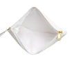 Wristlet White and Pink Cowgirl Bead Zipper Pouch