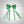 AKA Boots on the Ground Green White Boot Bow