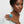 Cocktail Turquoise Sculpted Petal Bead Flower Ring