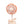 Portable Desk Fan Pink Flower Pot Little Honey