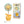 Portable Desk Fan Yellow Flower Pot Pompompurin